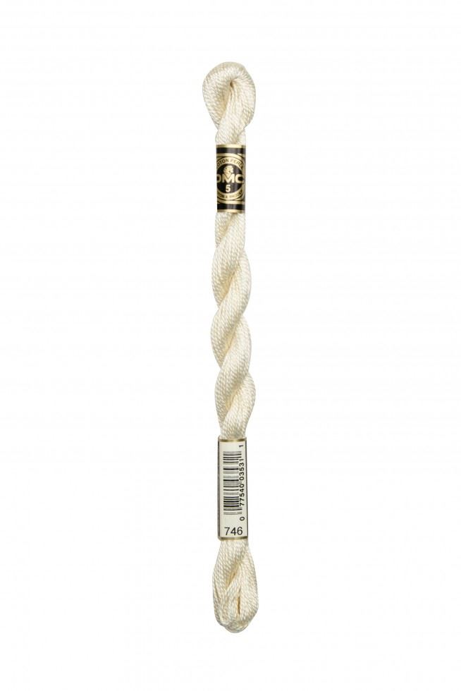 Dmc 746 Size 5 Cotton Perle Thread