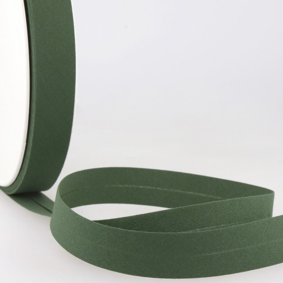 Stephanoise Polycotton Bias Binding Tape Bottle Green