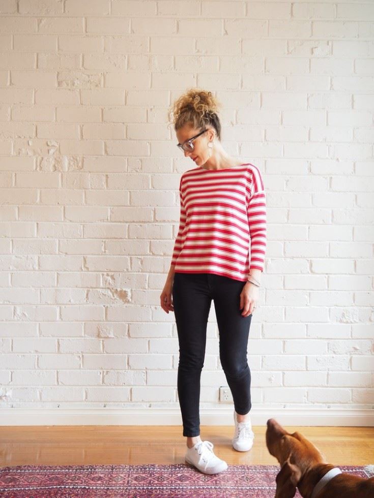 Tessuti Paper Sewing Pattern Mandy Boat Tee