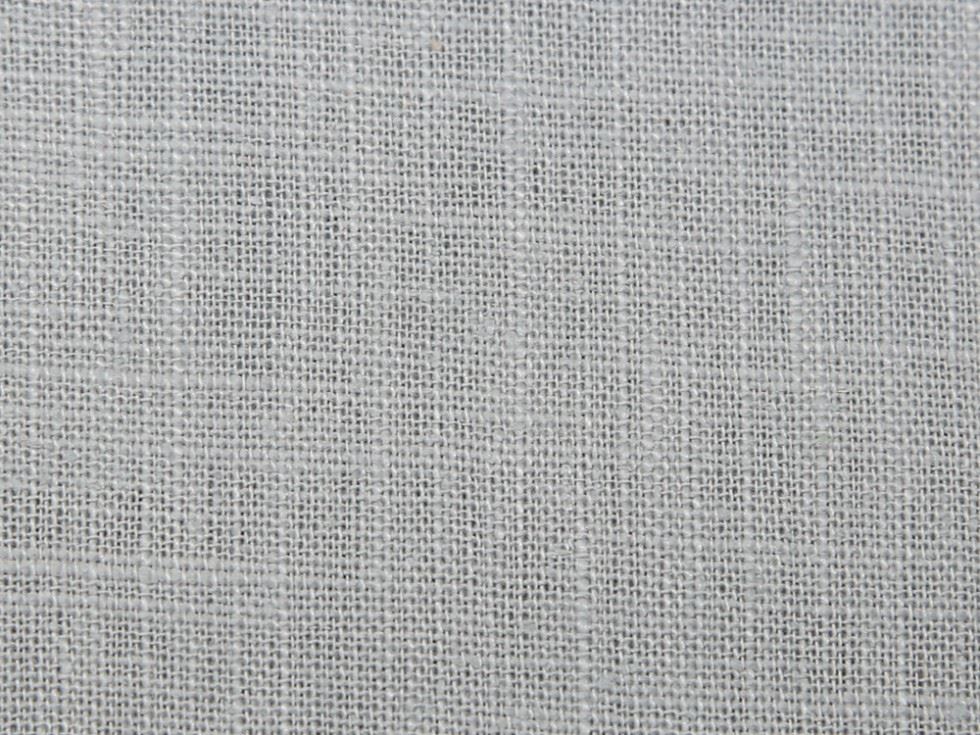 Stof France Coated Cotton Ramie Blend Fabric Silver Grey