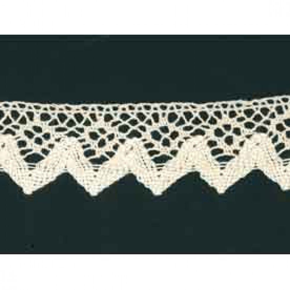 Cotton Lace Trim Cream Natural
 