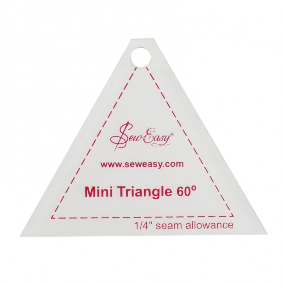 Sew Easy Mini 60 Degree Triangle Quilting Template