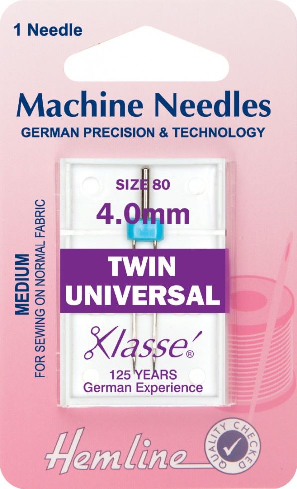 Hemline Twin Sewing Machine Needles