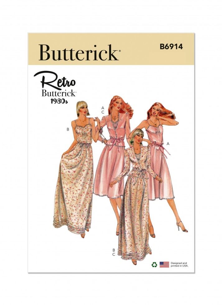 Butterick Paper Sewing Pattern 6914
 