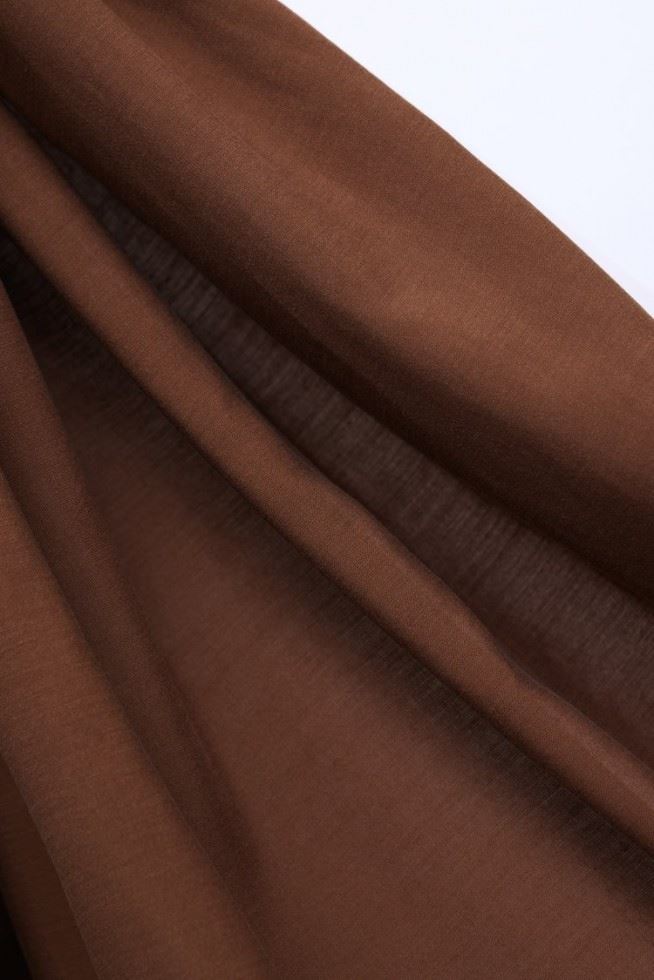 Meet Milk Pecan Vida Tencel Lyocell Voile Fabric