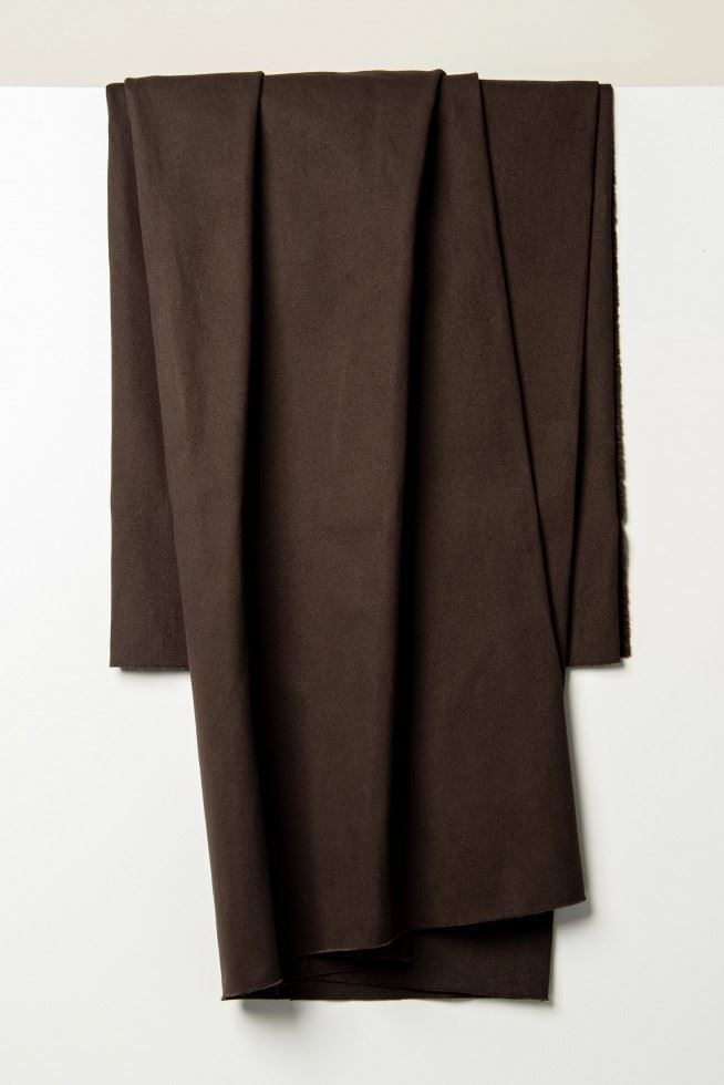 Atelier Brunette 100% Cotton Gabardine Fabric Oat Chocolate
 