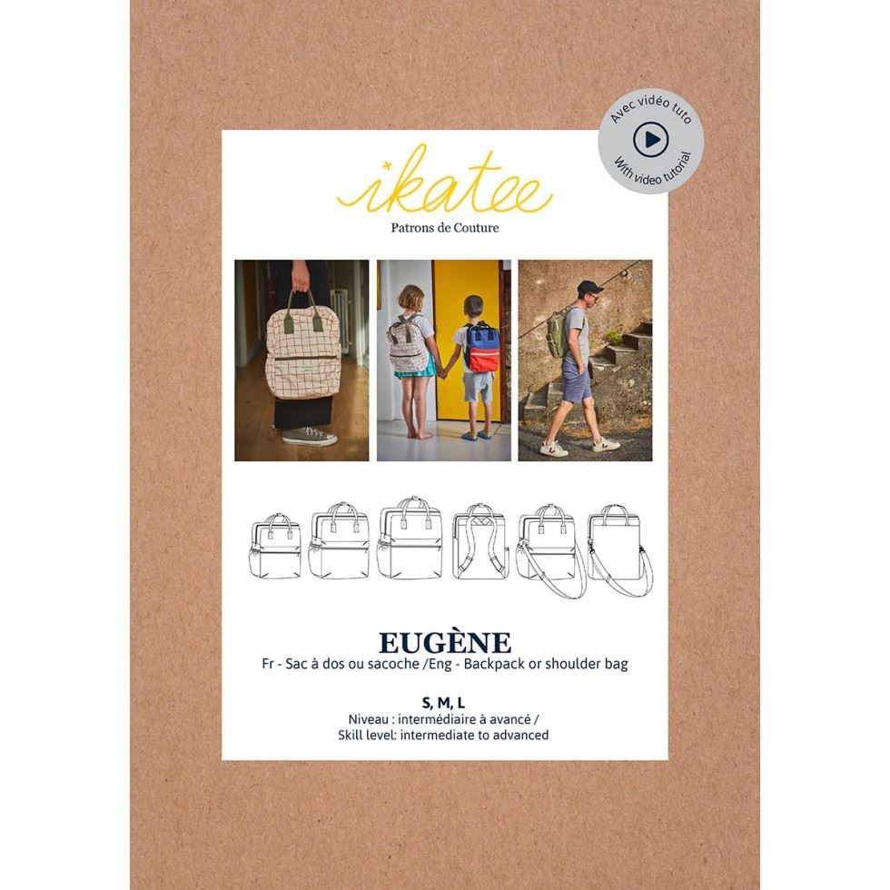 Ikatee Sewing Pattern Eugene Backpack & Shoulder Bag