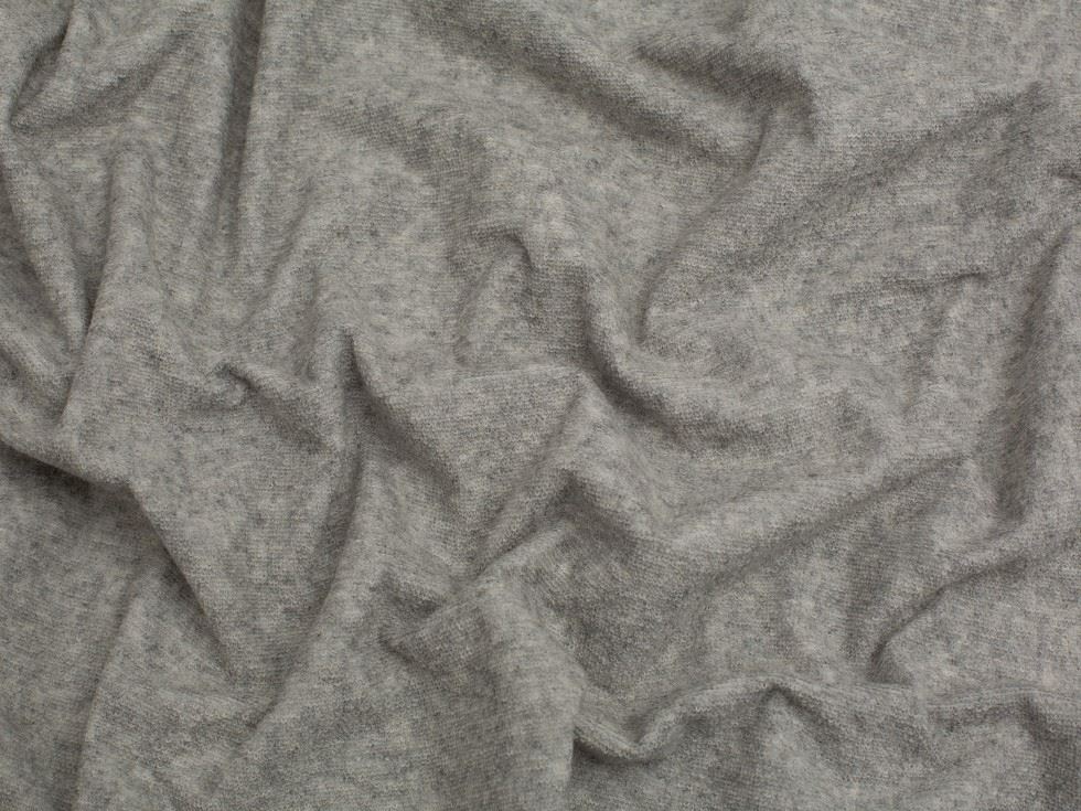 Minerva Core Range Grey Laminated Terry Towelling Fabric