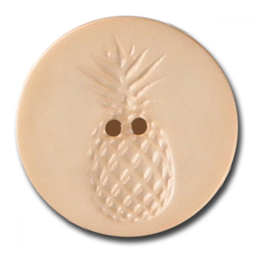 Dill Round Pineapple Buttons (Value Pack) Pastel Pink
 