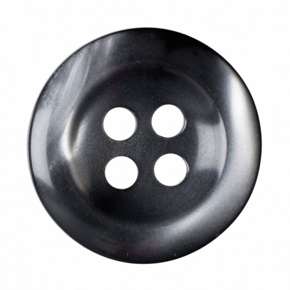 Hemline Smoked Round Translucent Buttons