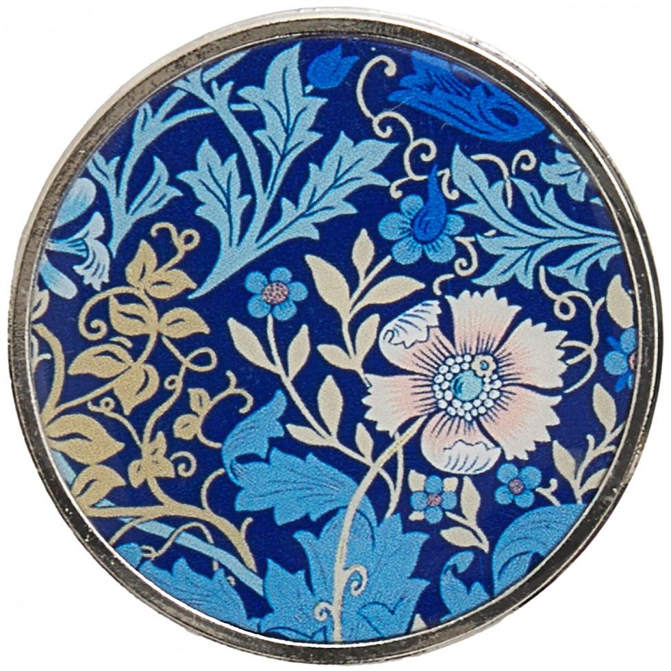 Hobby And Gift Woodblock Floral Magnetic Needle Minder