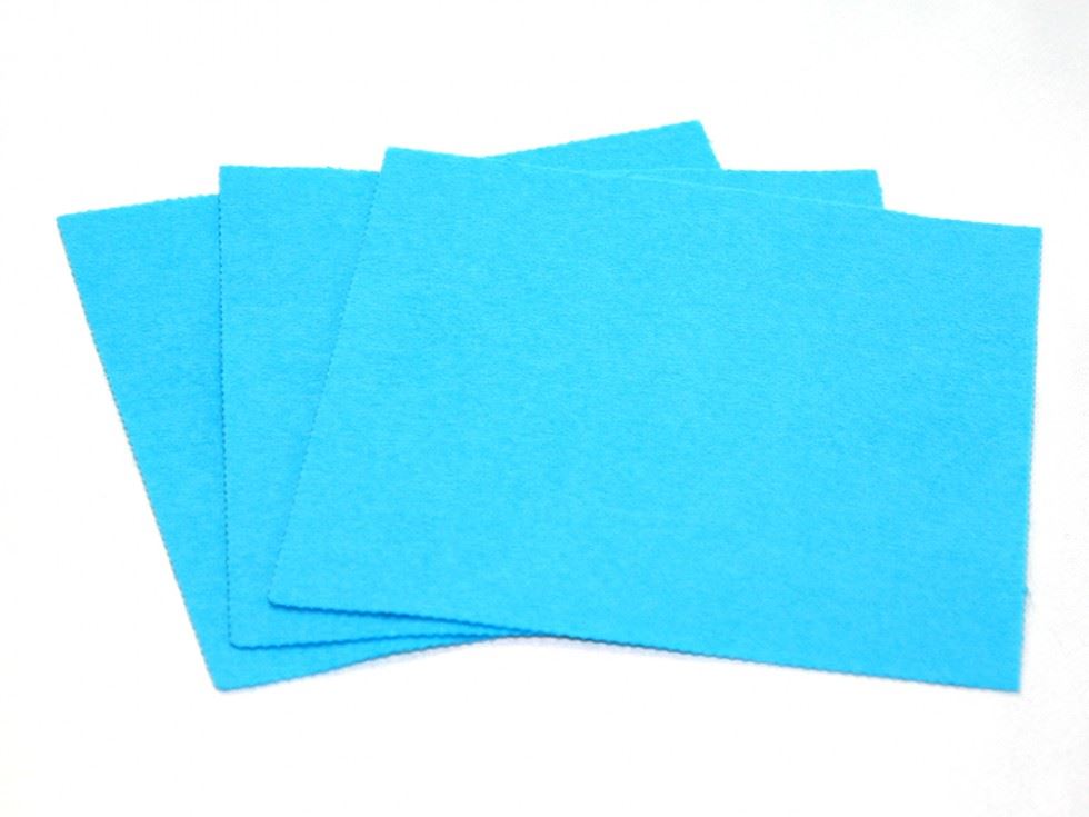 Minerva Core Range Kingfisher 12Inch Acrylic Felt Fabric Sheets