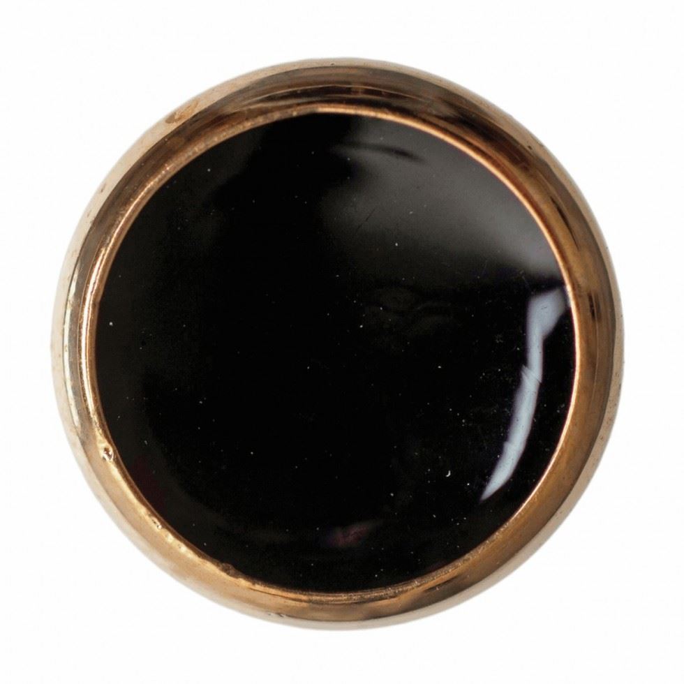 Hemline Black Round Shank Buttons