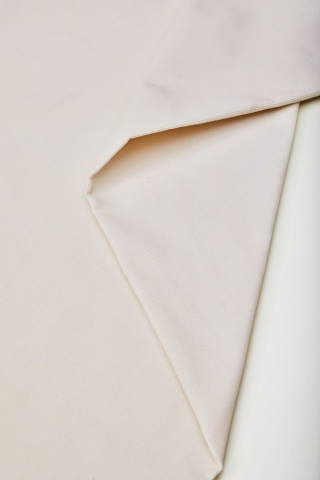 Mind The Maker Creamy White Organic Naya Cotton Needlecord Fabric