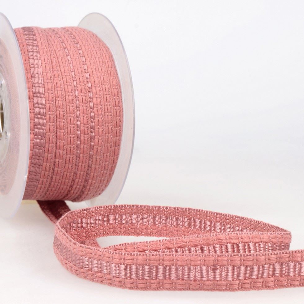Stephanoise Flat Braid Trim Rose Pink
