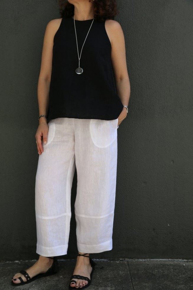 Tessuti Paper Sewing Pattern Tamiko Pants