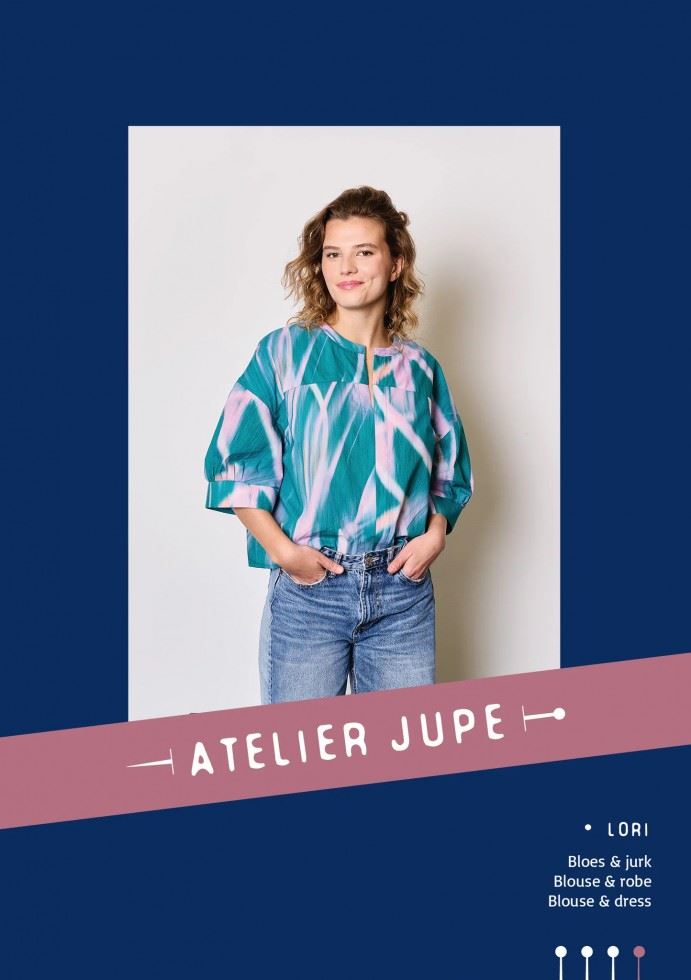Atelier Jupe Paper Sewing Pattern Lori Blouse & Dress
 