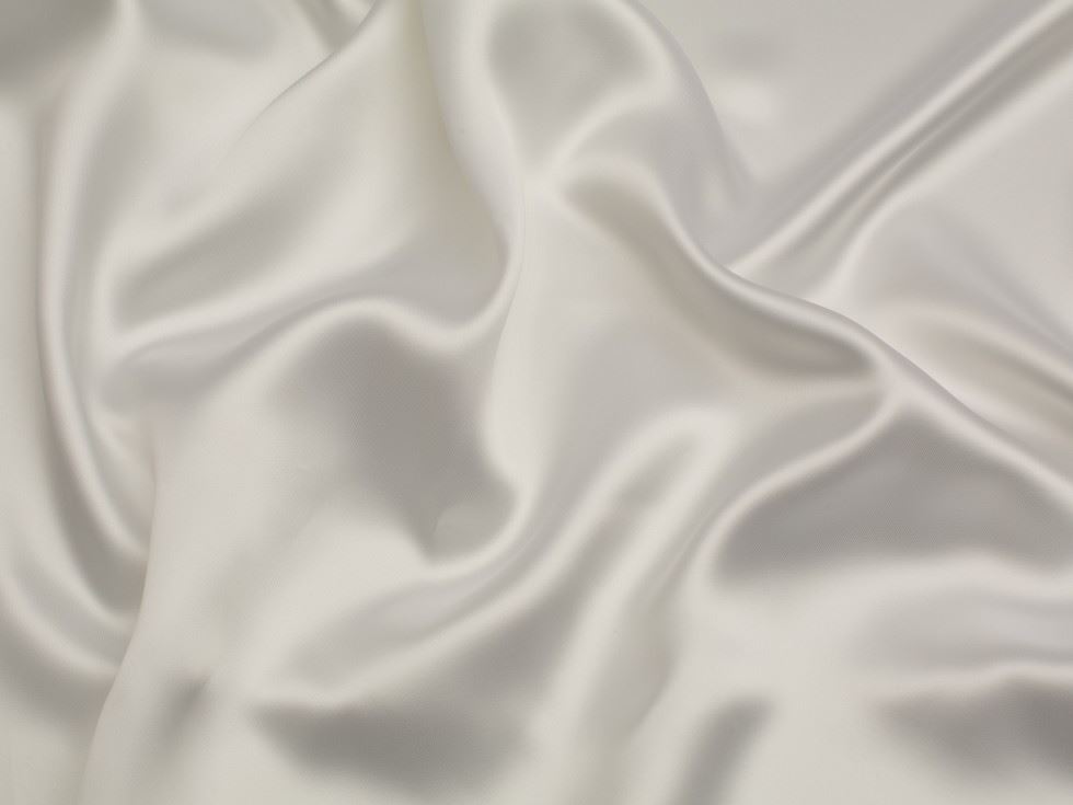 Luxury Viscose Satin Fabric White
 