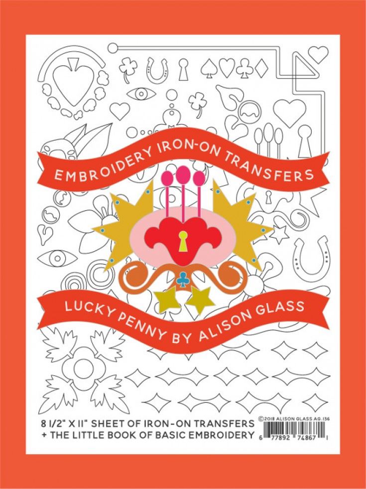 Alison Glass Embroidery Transfers Lucky Penny
 