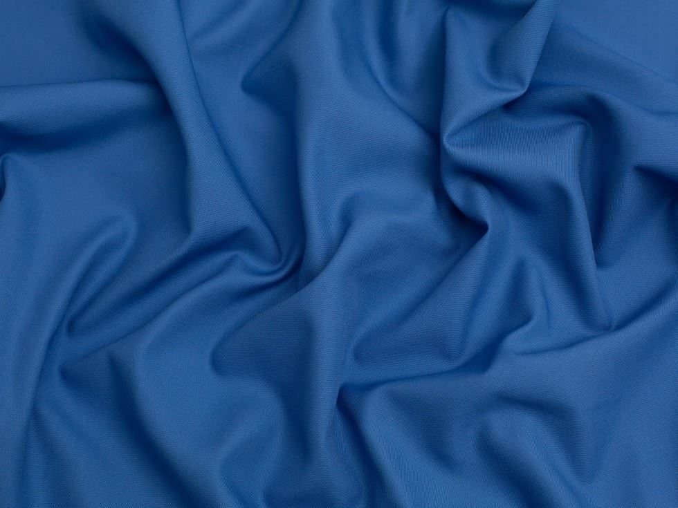 Minerva Core Range Polyester Cotton Drill Fabric Blue
 
