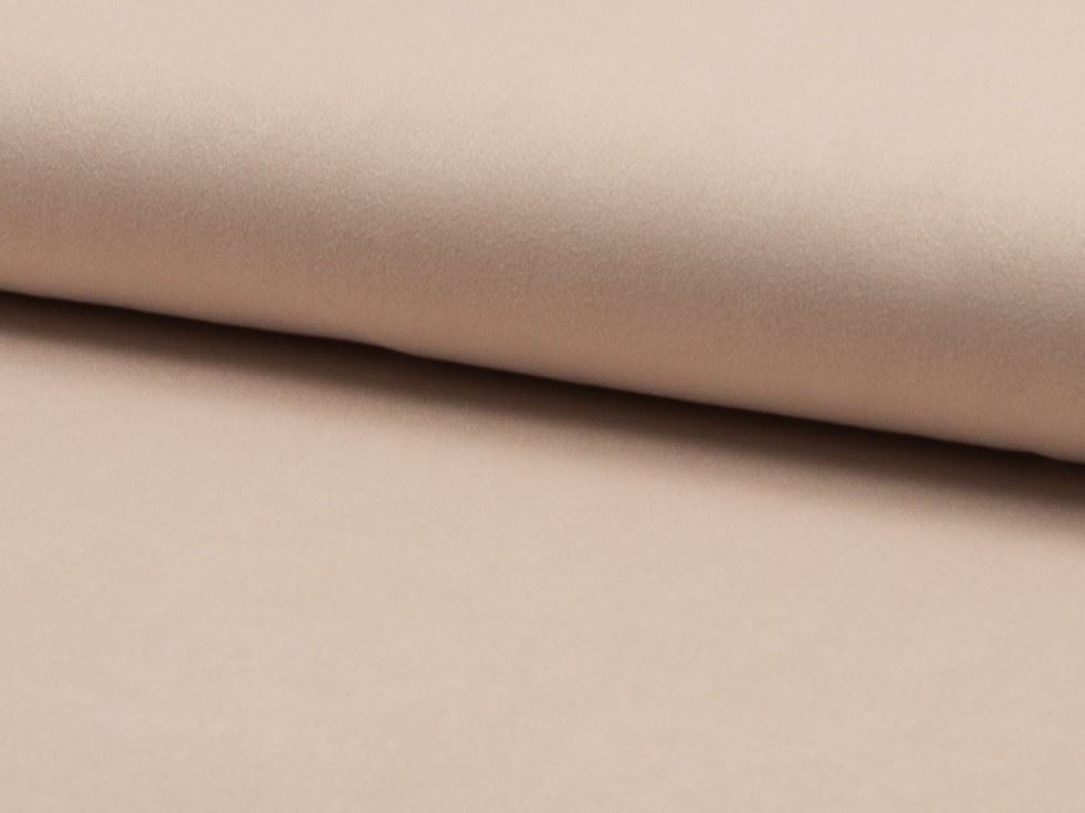 Salmon Deadstock Faux Suede Stretch Knit Fabric