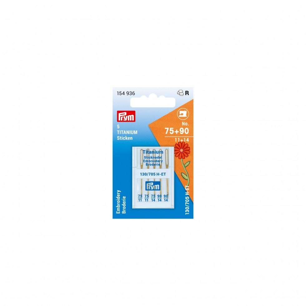 Prym Gold Embroidery Machine Needles