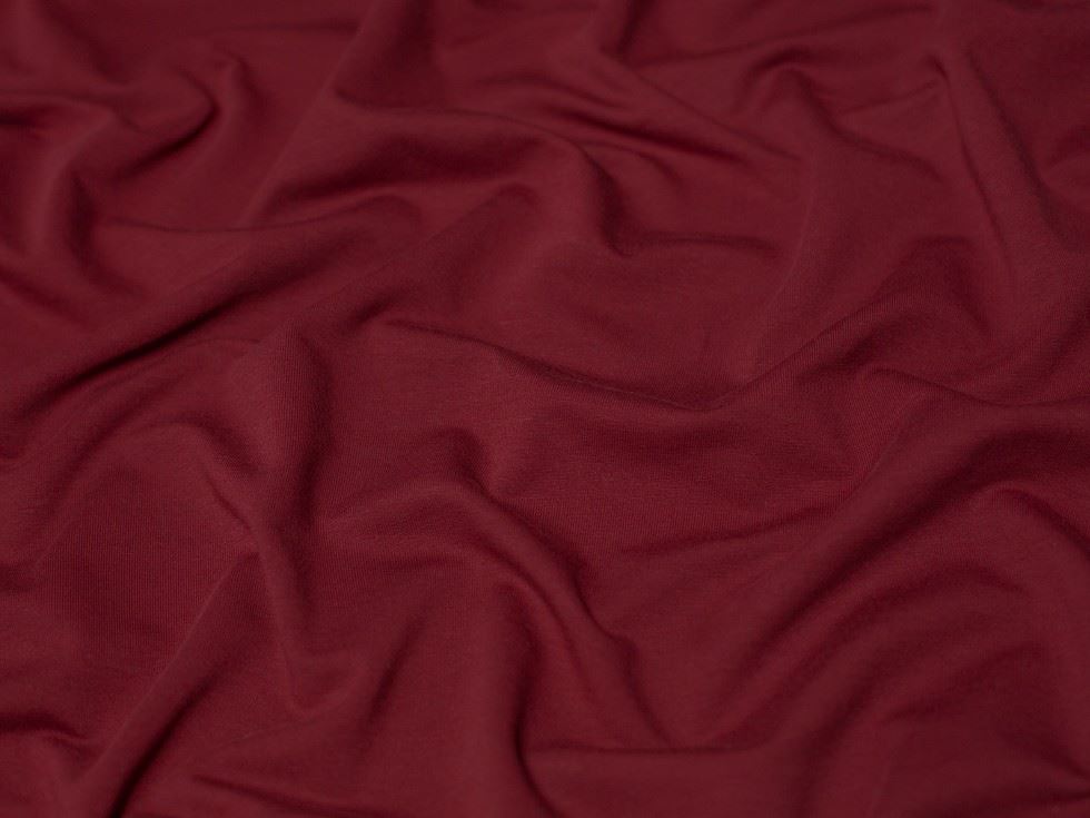 Minerva Core Range Bordeaux Light Loop Back French Terry Stretch Knit Fabric