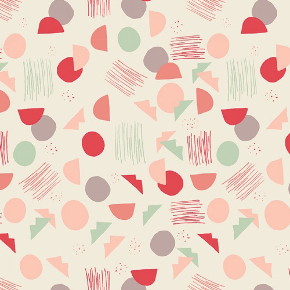 Art Gallery Fabrics Hello Ollie 100% Cotton Poplin Fabric Village Tundra Sprout