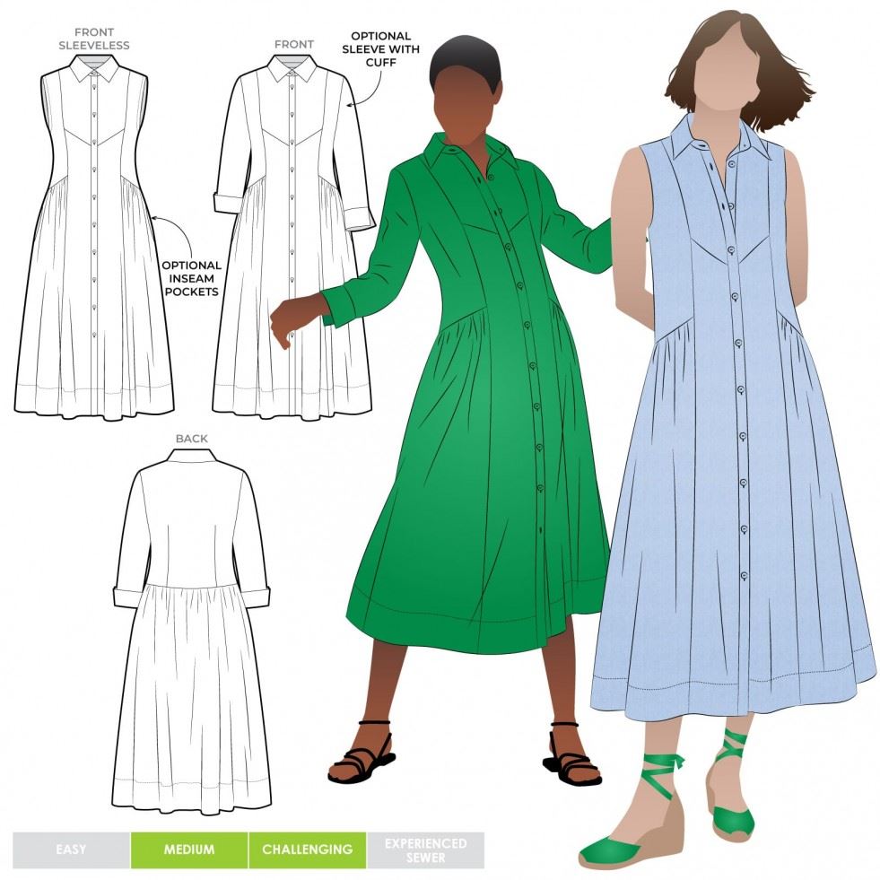 Style Arc Sewing Pattern Hampton Dress