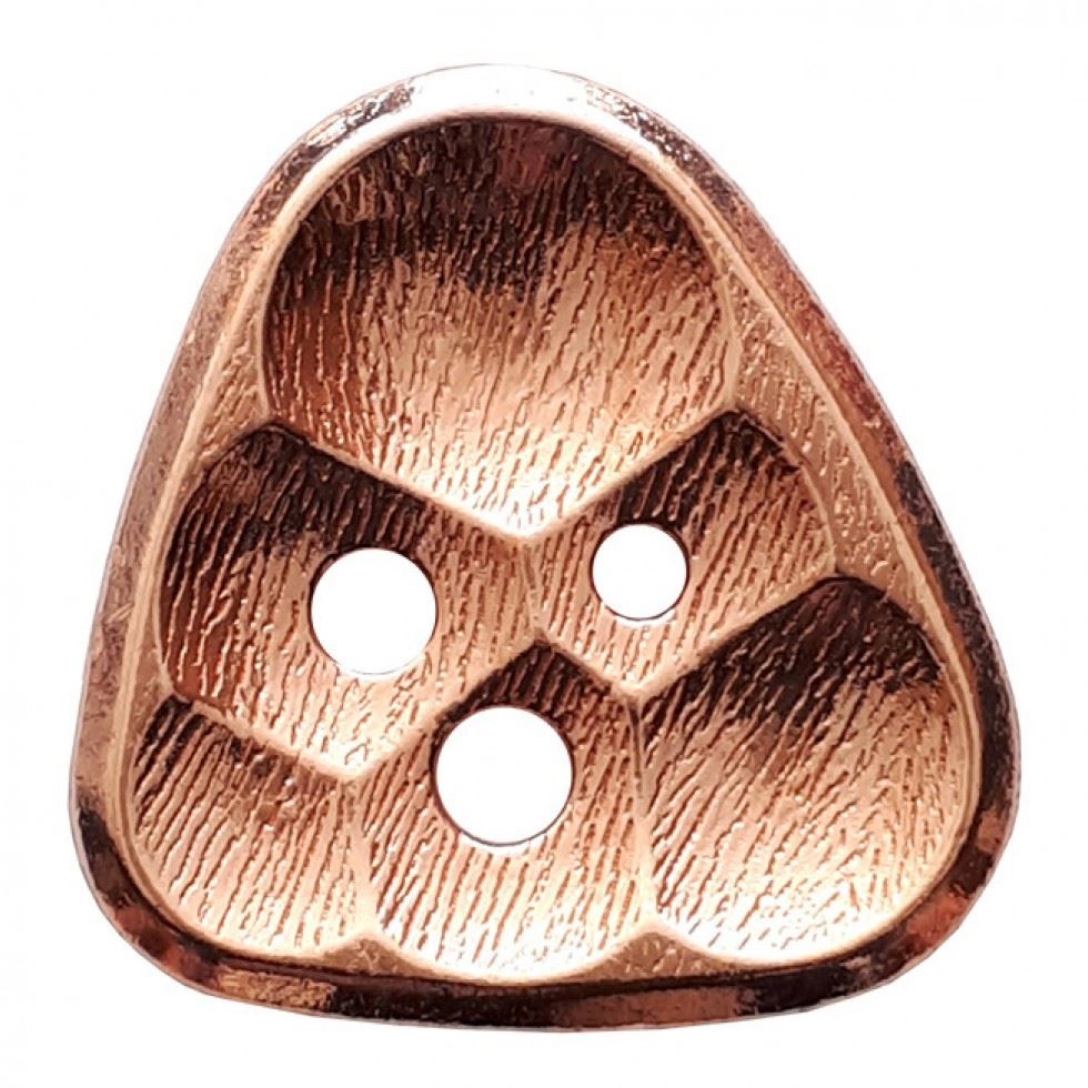 Dill Rose Gold Triangle Metal Buttons (Value Pack)