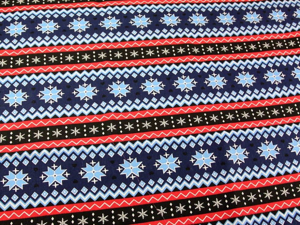 Navy Blue Deadstock Cotton Canvas Fabric