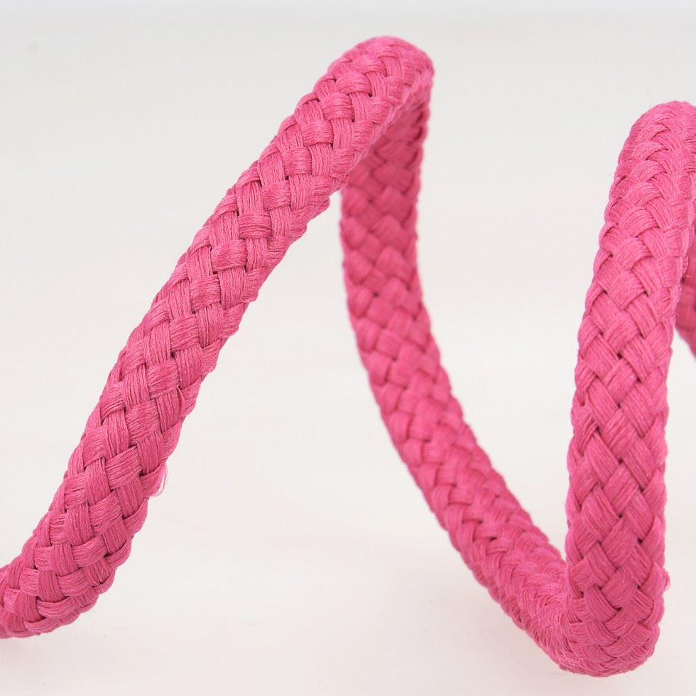 Stephanoise Round Braided Cord Bright Pink
 
