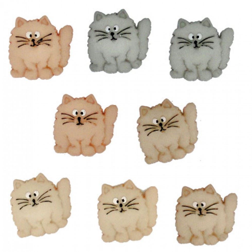 Dress It Up Fat Cats Buttons