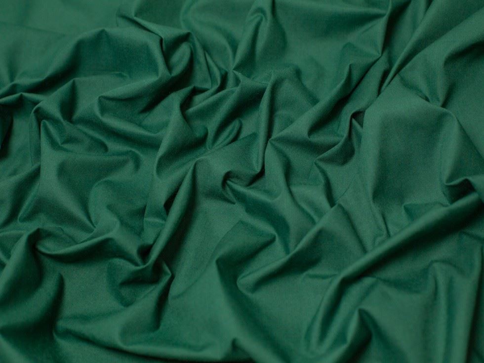 Minerva Core Range Plain Polycotton Fabric Bottle Green