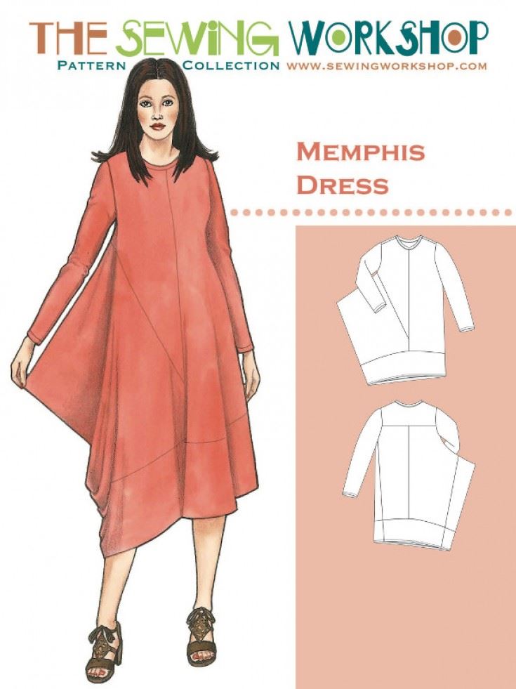 The Sewing Workshop Paper Sewing Pattern Memphis Dress