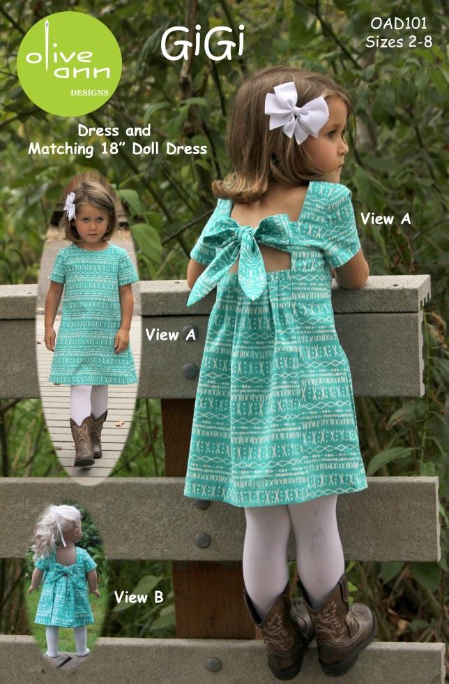Olive Ann Designs Paper Sewing Pattern Gigi
 