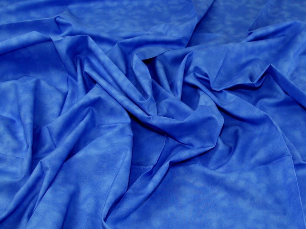 John Louden Blue 100% Cotton Fabric
