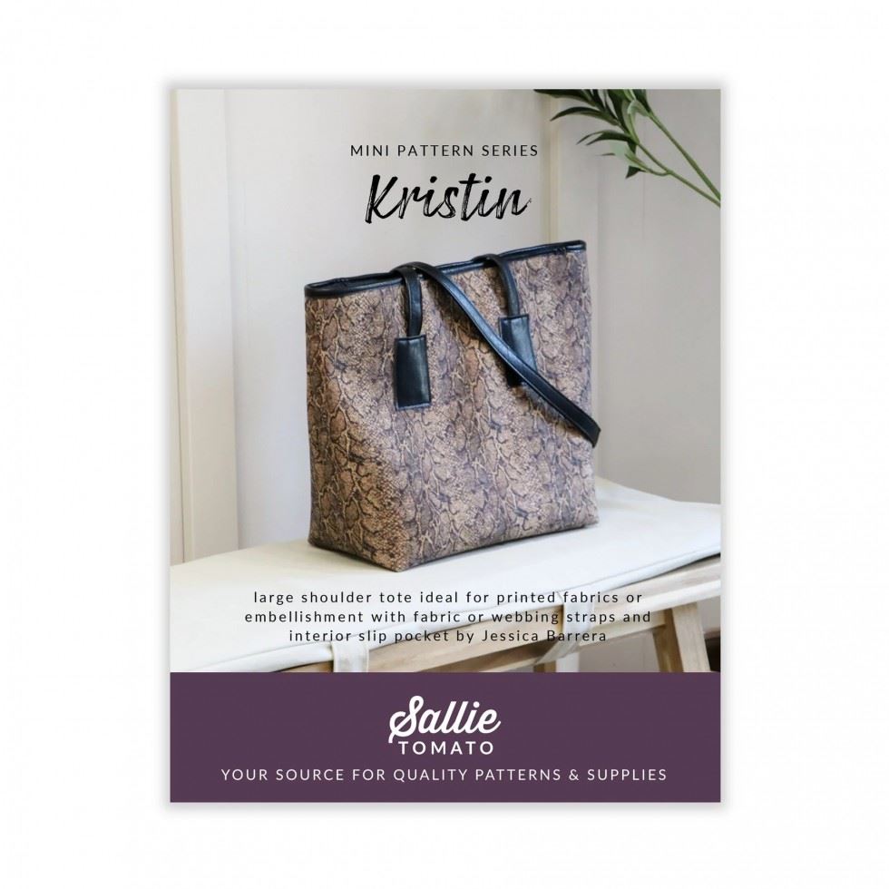 Sallie Tomato Sewing Pattern Kristin Tote Bag