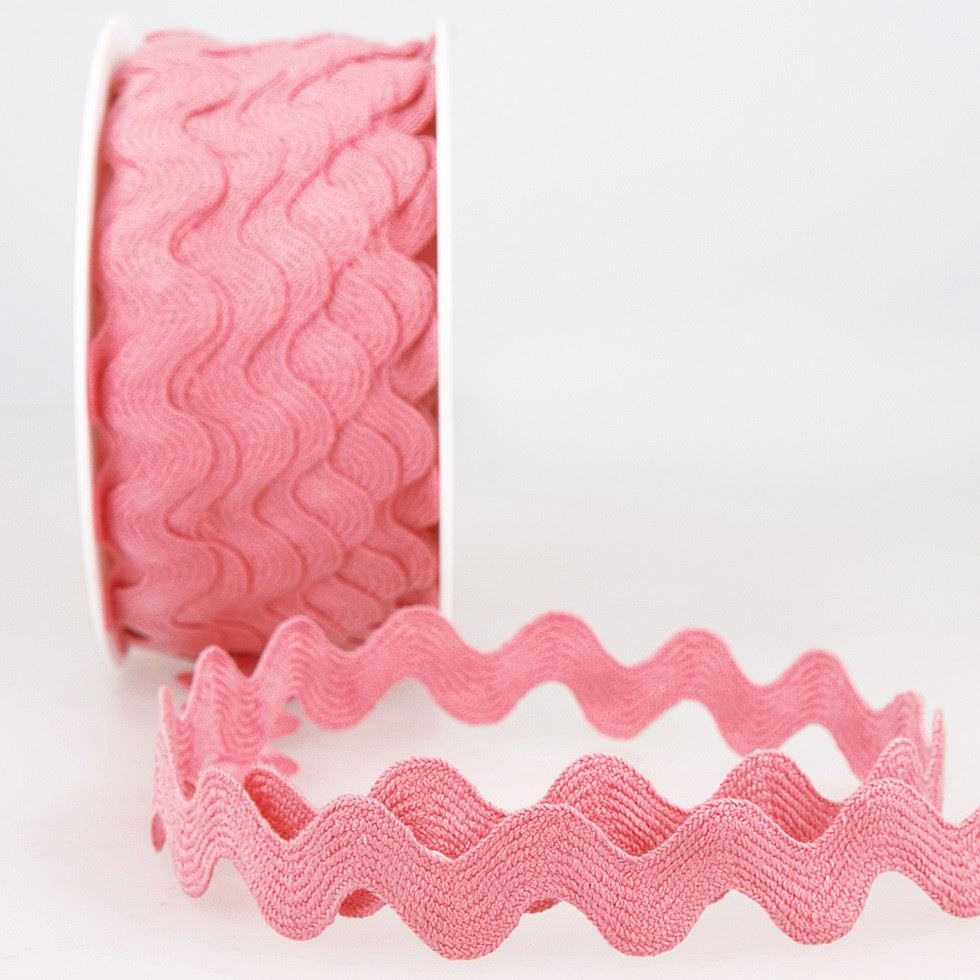 Stephanoise Ric Rac Trim Rose Pink