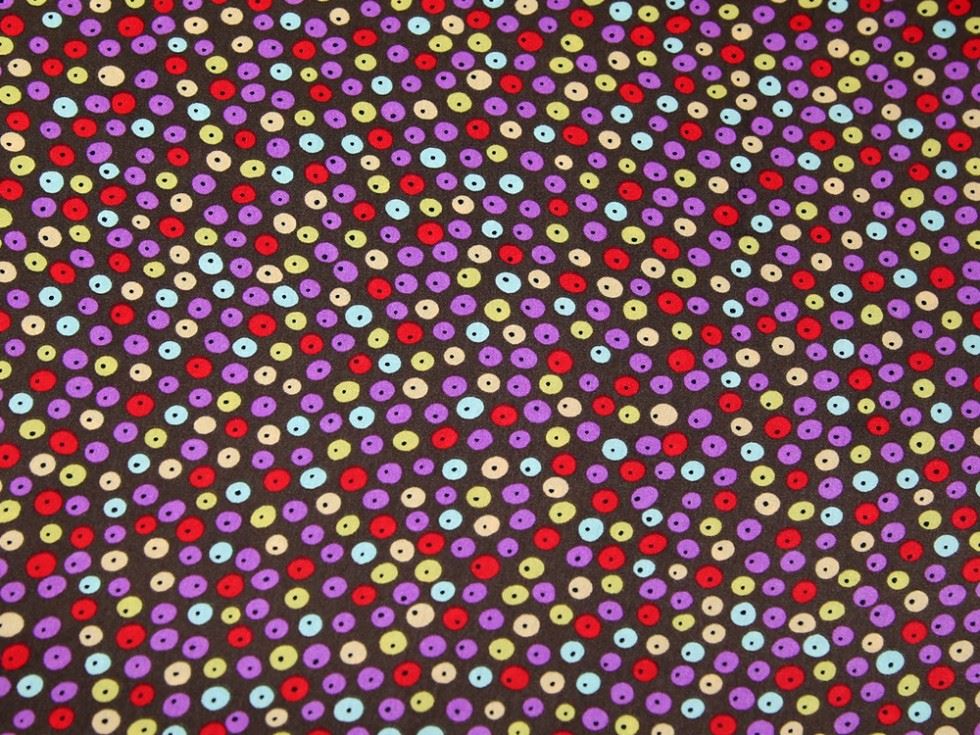 Magenta Multi Deadstock Charmeuse Silky Satin Fabric
