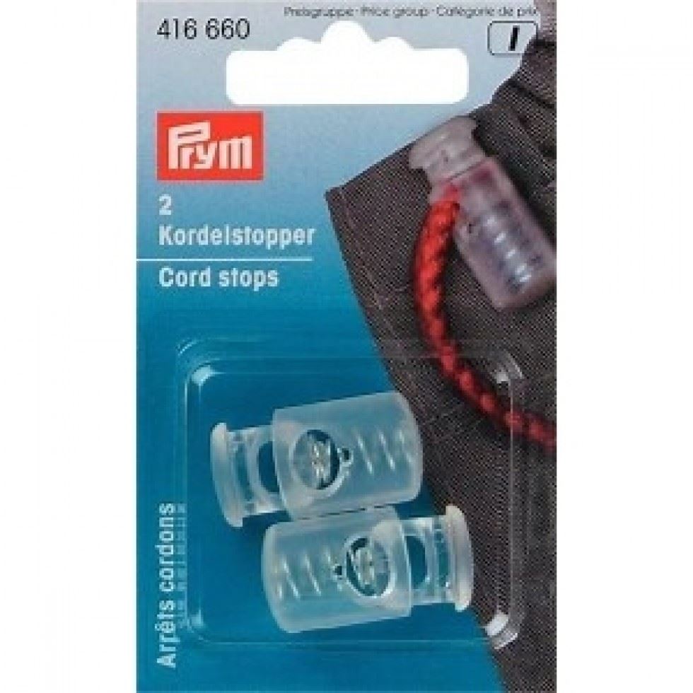 Prym Transparent Plastic Cord Stops