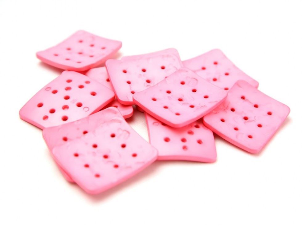 Dill Extra Large Resin Buttons (Value Pack) Pink
 