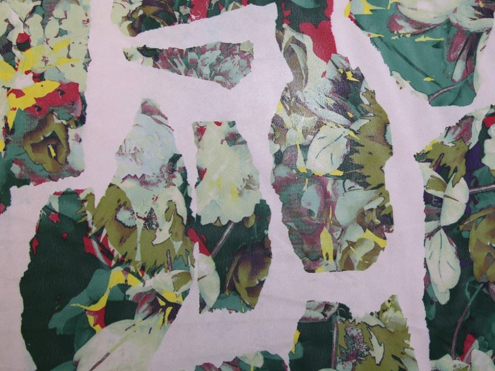 Lilac Deadstock Polyester Georgette Fabric