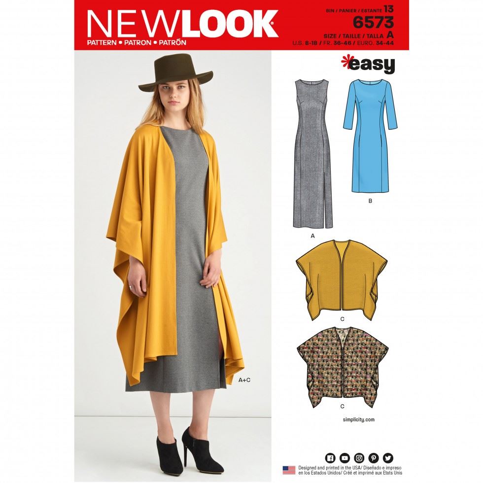 New Look Paper Sewing Pattern 6573
 
