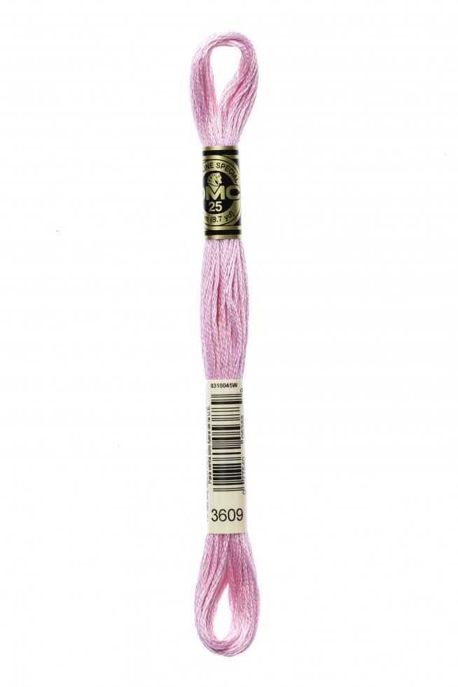 Dmc 3609 Stranded Cotton Embroidery Thread