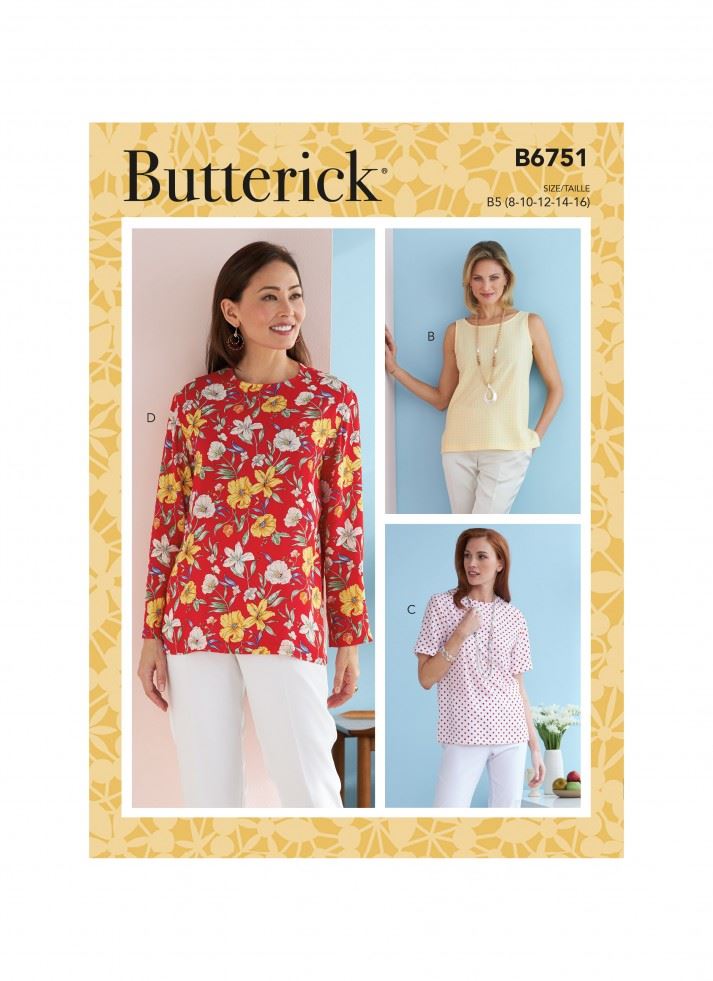 Minerva Sewing Pattern 6751 Butterick Butterick-6751-F5