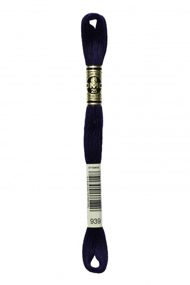 Dmc 939 Stranded Cotton Embroidery Thread