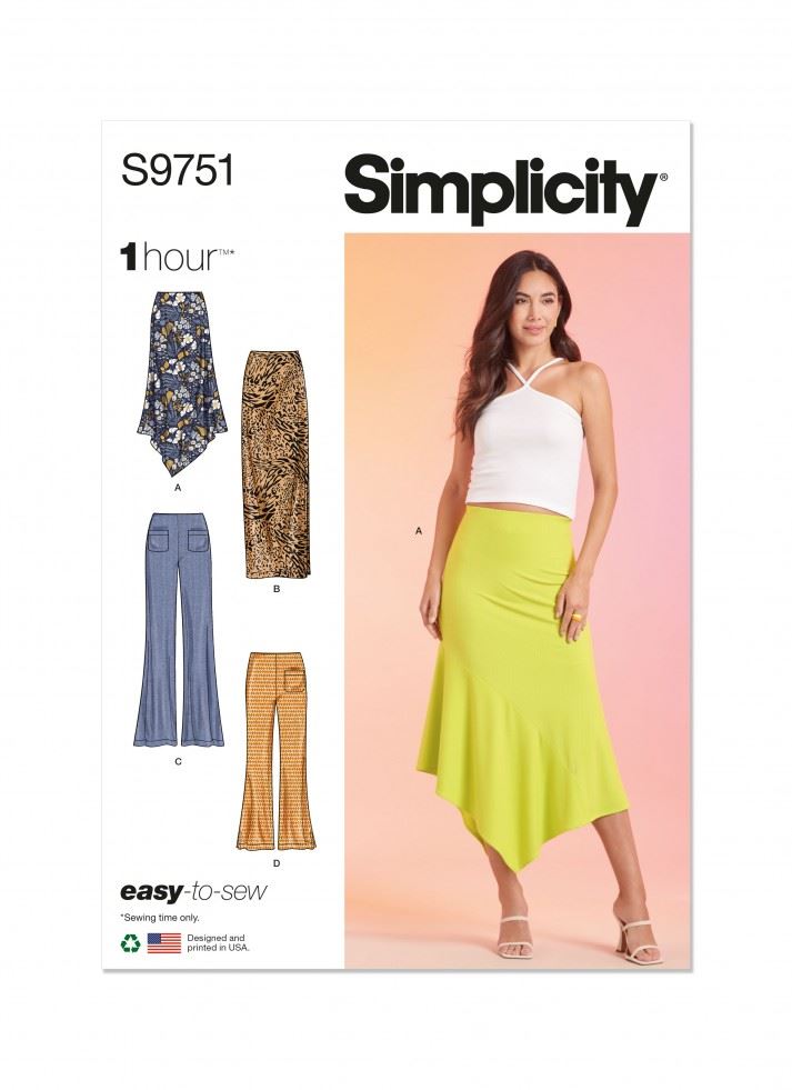 Simplicity Paper Sewing Pattern 9751
 