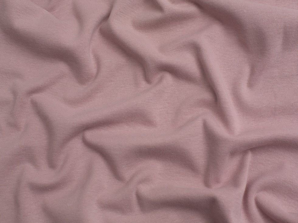 Minerva Core Range Blush Organic Tubular Ribbing Stretch Knit Fabric