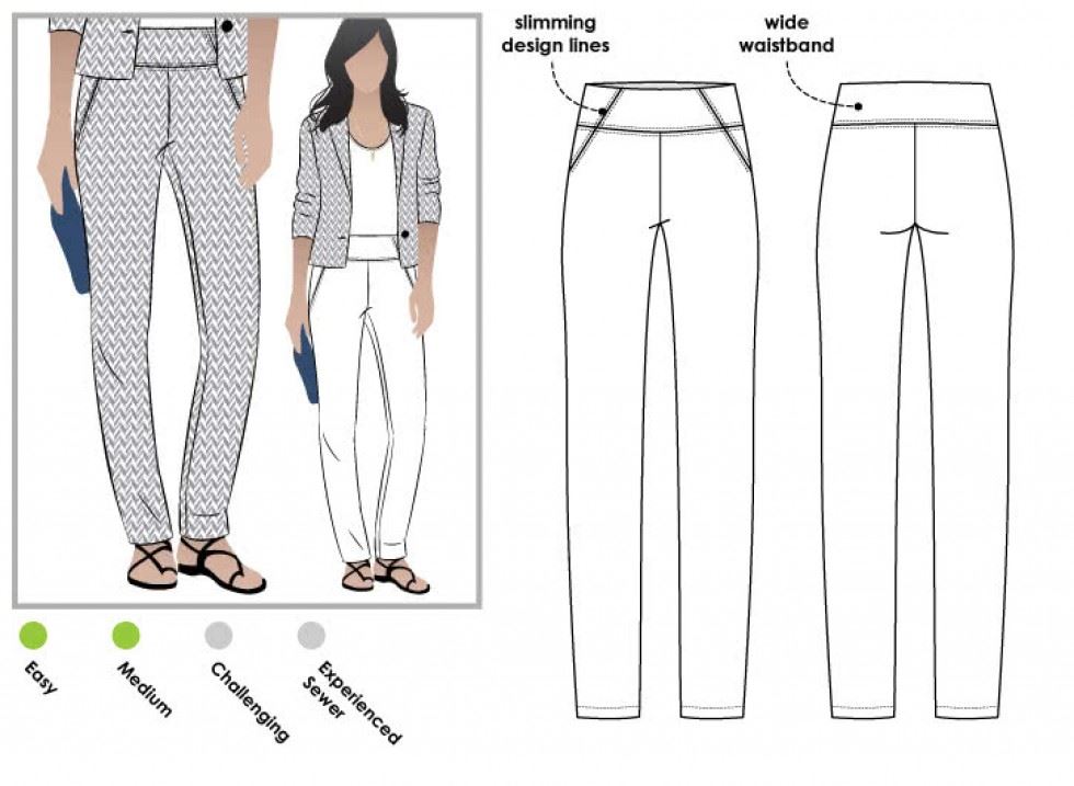 Style Arc Sewing Pattern Beth Pants